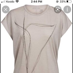 ICE BREAKER Crew Neck Merino Wool Women’s Aria Short Sleeve Tunic Shirt